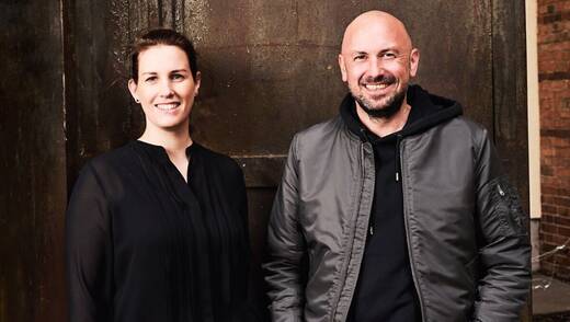 Lara Damien und Tim Krannich von der Agentur Spreefreunde. 