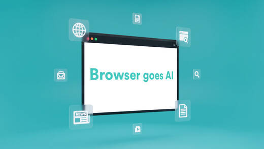 Die Zukunft: Surfen mit KI-Browsern.