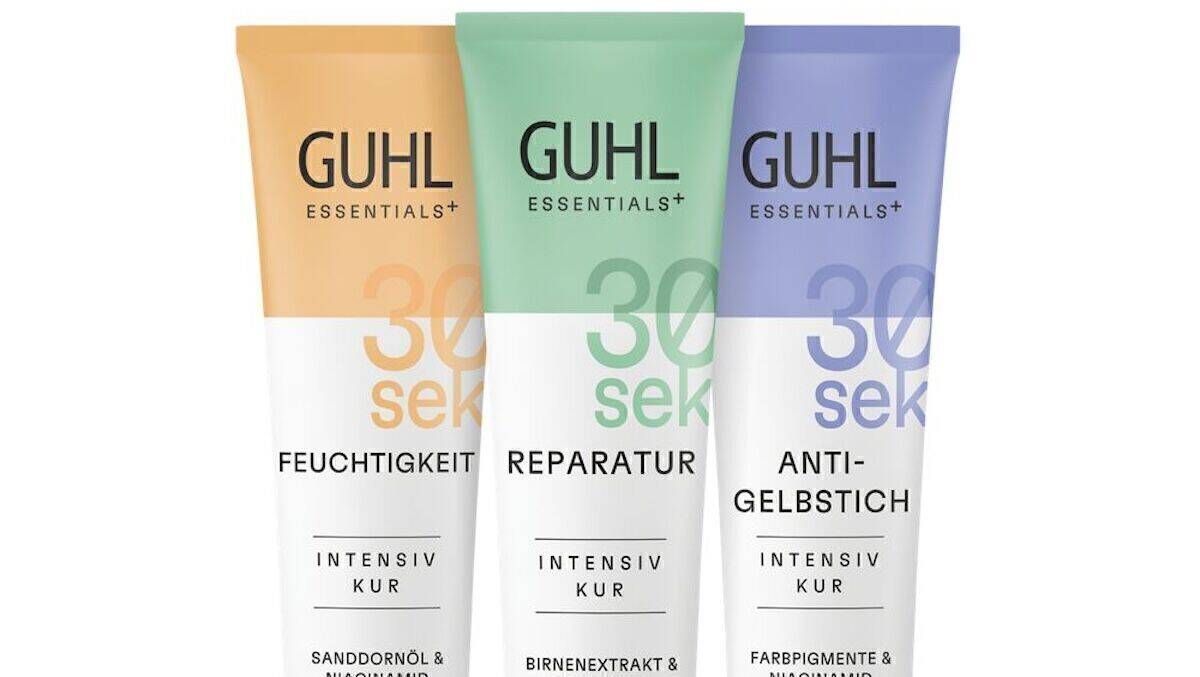 Ein cleanes Design und Produkte, die dem Zeitgeist entsprechen - das ist Guhl Essentails.
