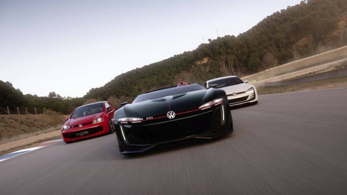 Golf GTI W12-650, Golf GTI Roadster und Golf Design Vision GTI