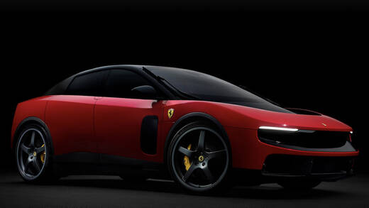 Den neuen Luce gibt's natürlich auch im klassischen Ferrari rot.