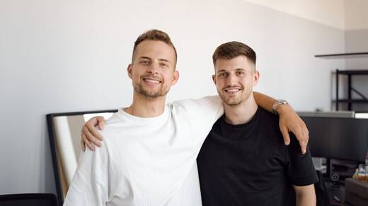 Johannes Kliesch (l.) und Moritz Maas.