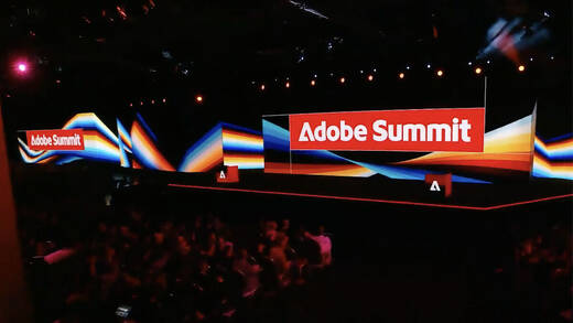 Adobe präsentiert sein "CX Enterprise" in Las Vegas.