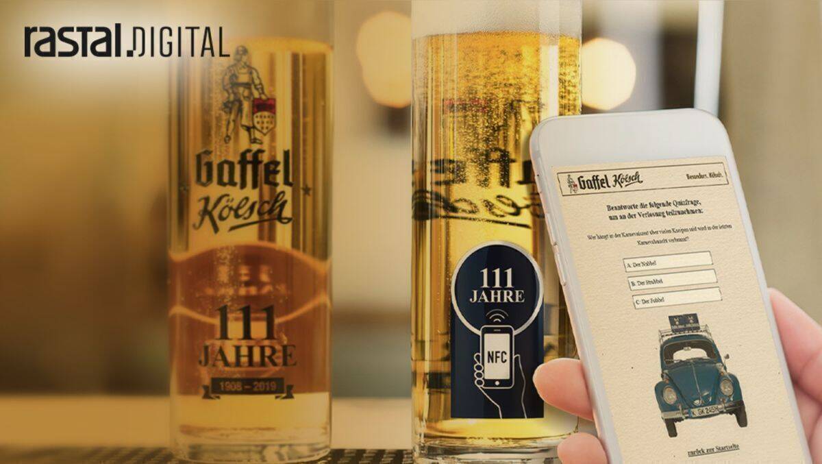 Auch Glashersteller Rastal setzt auf mehr, als ein gutes Produkt - sondern macht aus dem analogen Gefäß ein Erlebnis.